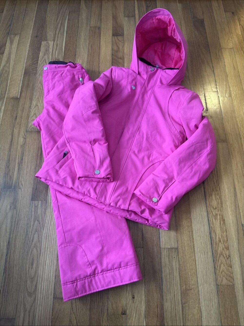 Obermeyer Girl's Teen's Snow Winter Jacket Pants Set Pink Size Large (14-16)